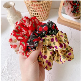 Cột tóc Vải Scrunchies- Dây cột tóc dễ thương nhiều màu