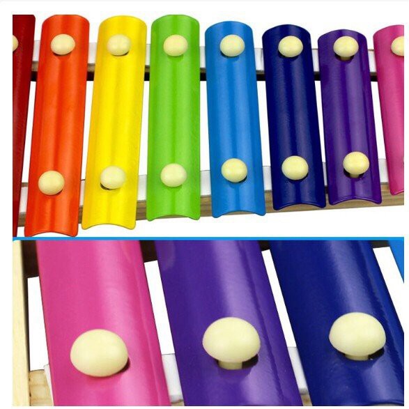 Đồ Chơi Gỗ-Đàn Xylophone 8 Âm Sắc Khung Gỗ Cho Bé Chơi Nhạc