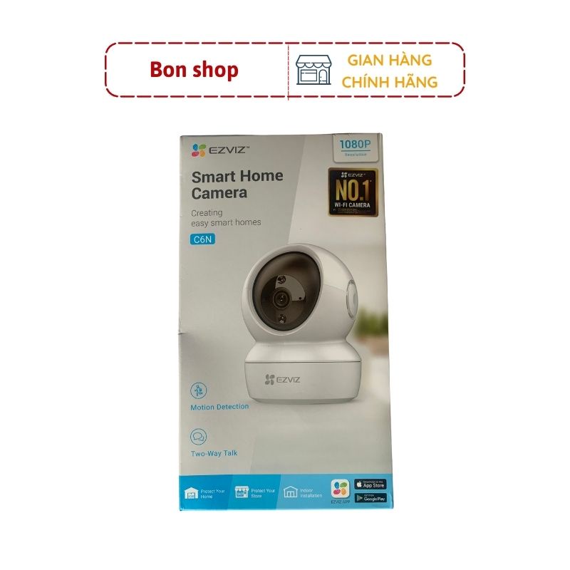 Camera Ezviz C6N không dây full HD đàm thoại 2 chiều có thể dùng trông trẻ, người già, nhà cửa và kho bãi - Bon Shop