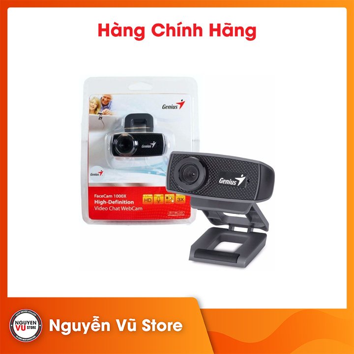 Webcam Genius Facecam 1000X học online Hàng Chính Hãng