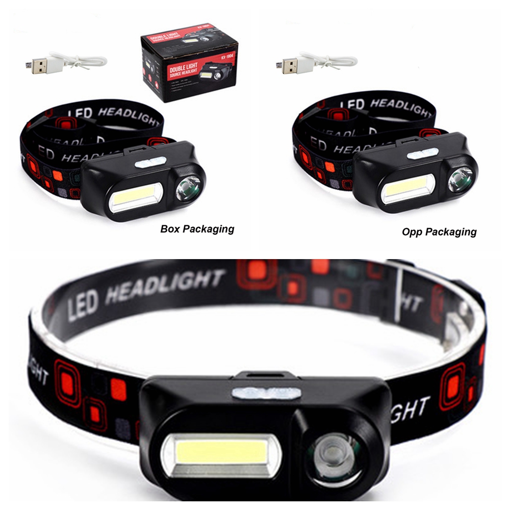 Đèn Pin Đeo Trán LED Sạc Được 18650