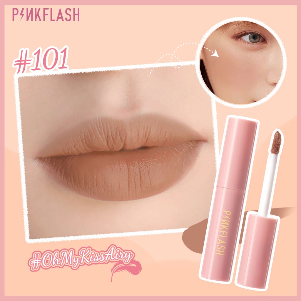 [Hàng mới về] Bộ 3 son kem lì PinkFlash chống thấm nước cao cấp