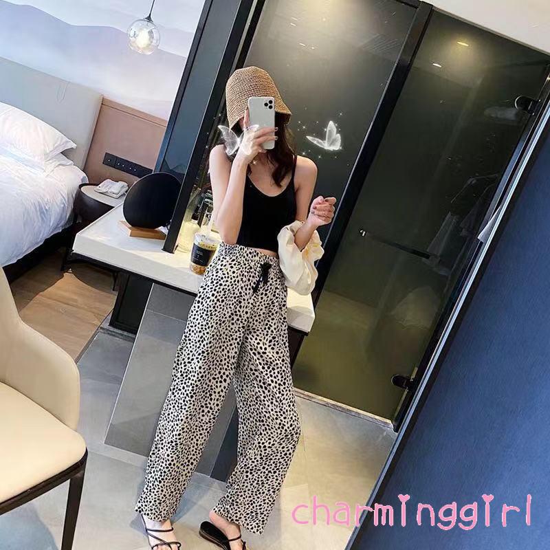 Quần Dài Nữ Lưng Cao Họa Tiết Da Báo Thời Trang | BigBuy360 - bigbuy360.vn