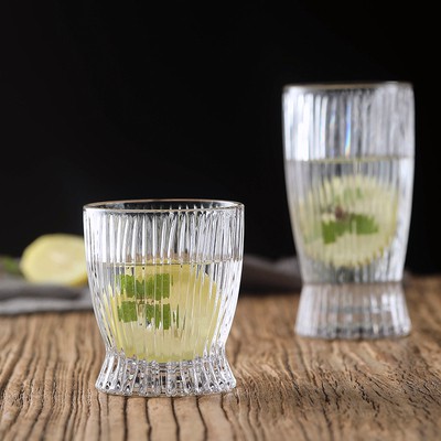 Cốc Thuỷ Tinh , 1 Bộ 6 Chiếc, Kiểu Dáng Tinh Tế, Giao Hàng Nhanh Chóng