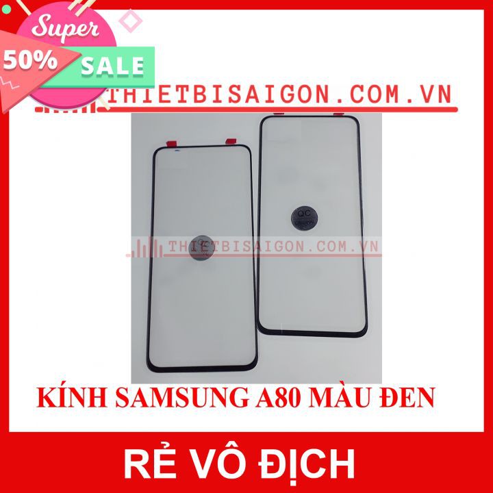 KÍNH SAMSUNG A80 MÀU ĐEN