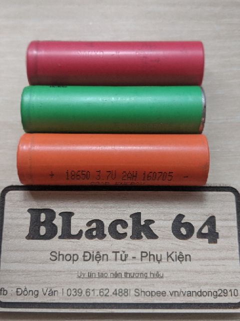 Pin 18650 -Dung lượng thực 1700-1800 mah - pin tháo máy,laptop chuyên dụng cho đèn pin - sdp - các dòng loa di động