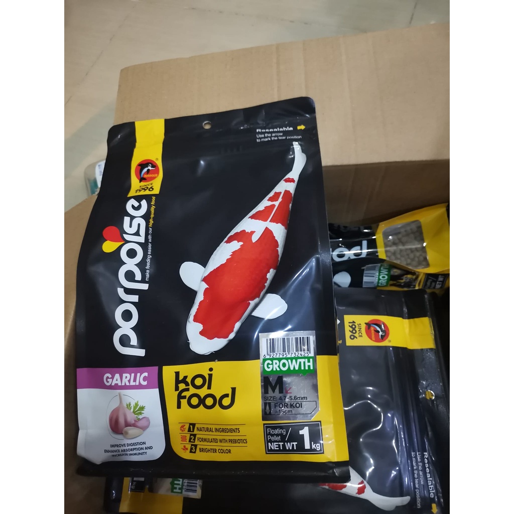 Cám Porpoise Growth cao cấp tăng trưởng cho cá Koigói 1kg,thức ăn cá Koi