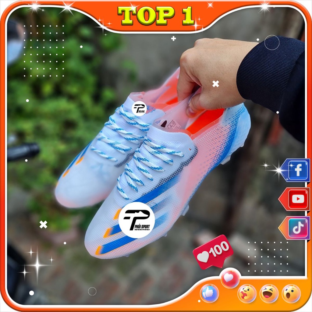 Giày Bóng Đá Sân Cỏ Tự Nhiên X Ghosted .1 FG Shadow Nightmare X1, Giày Đá Banh Nam Top 1 Sport