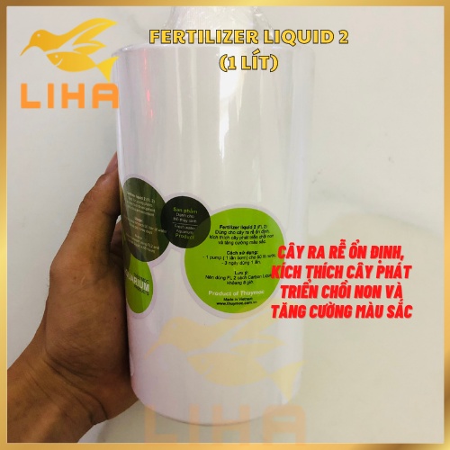 Fertilizer Liquid 2 (1 Lít) - Phân Nước Cao Cấp Cho Hồ Thủy Sinh THỦY MỘC