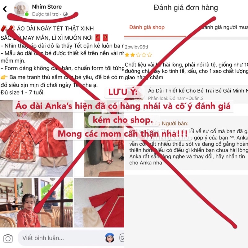 Áo Dài Tết Đôi Cách Tân Truyền Thống Cho Bé Trai Bé Gái Thiết Kế Biki Anka's