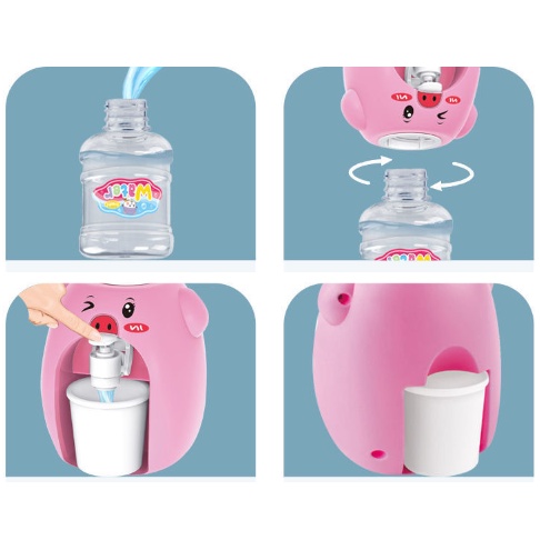 Chai nước hổ heo gấu BNN3 bình nước rót cute dễ thương
