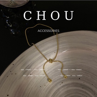 Lắc Tay Dây Rút Trơn Basic | CHOU ACCESSORIES |