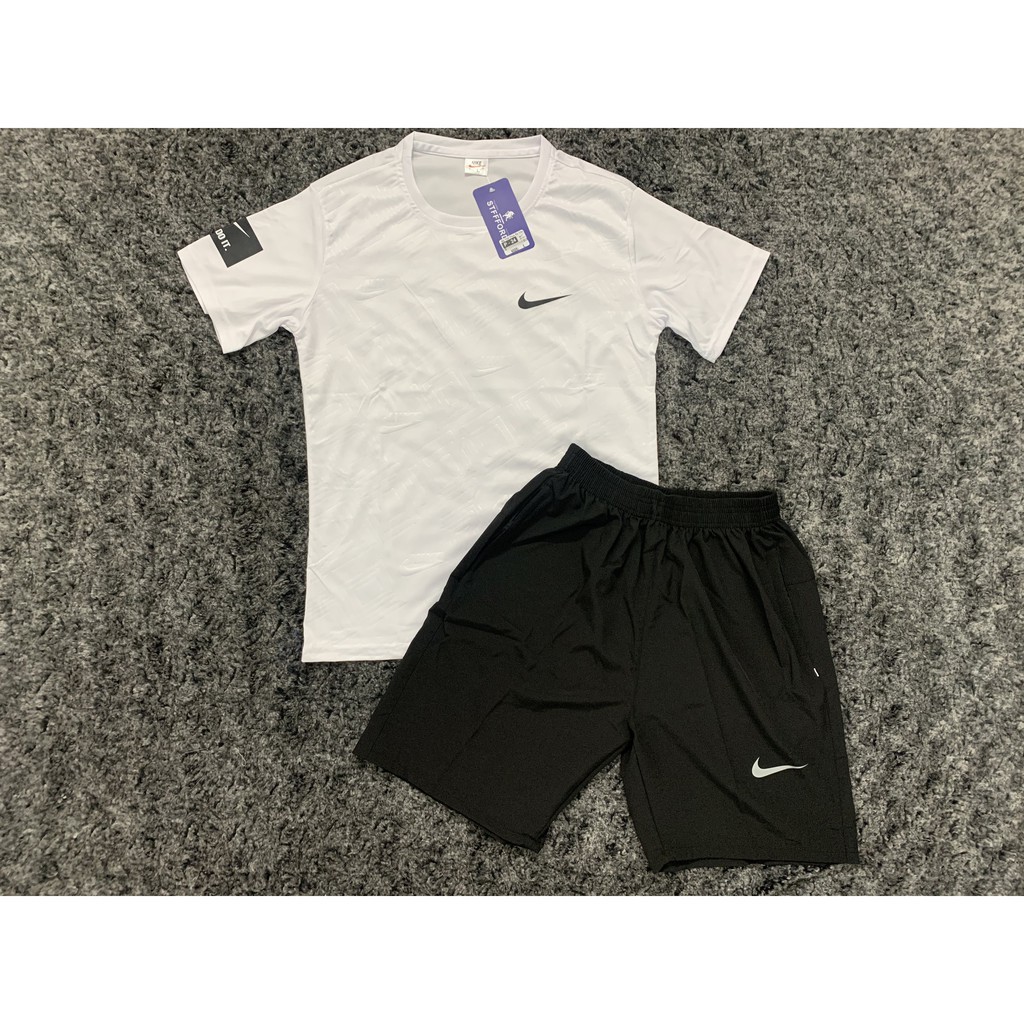 Bộ thể thao nam -Bộ hè nam cọc tay chất liệu thun lạnh dập vân siêu thấm hút mồ hôi thích hợp chơi thể thao | BigBuy360 - bigbuy360.vn