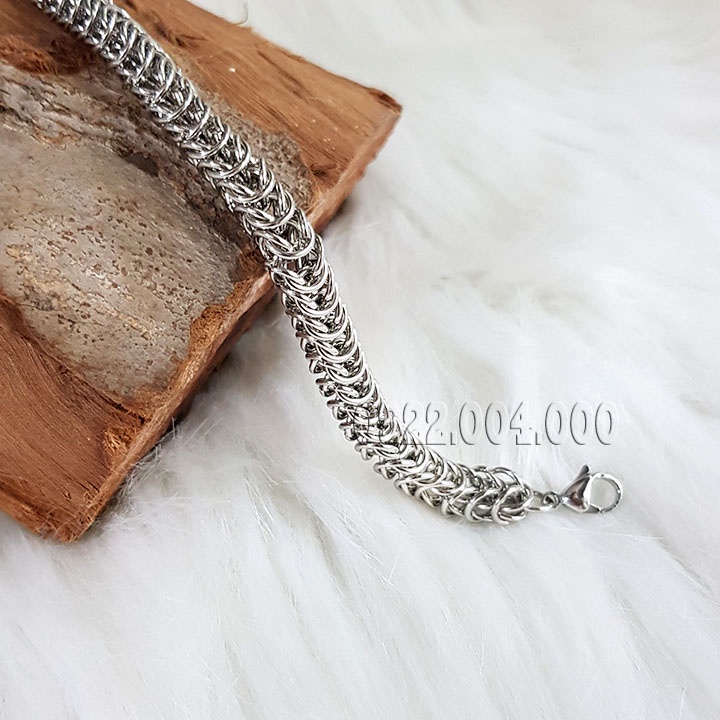 Lắc tay khoen, lắc tay nam bảng vuông LZ1810.