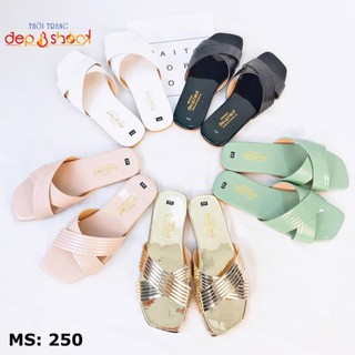 Dép quai chéo nữ đẹp chắc chắn MS250