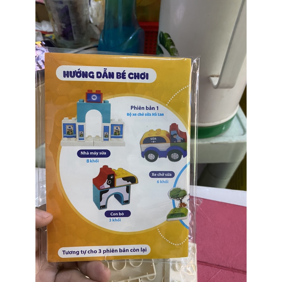 ĐỒ CHƠI BỘ LẮP RÁP THÔNG MINH NÔNG TRẠI QUÀ TẶNG SỮA HÀ LAN