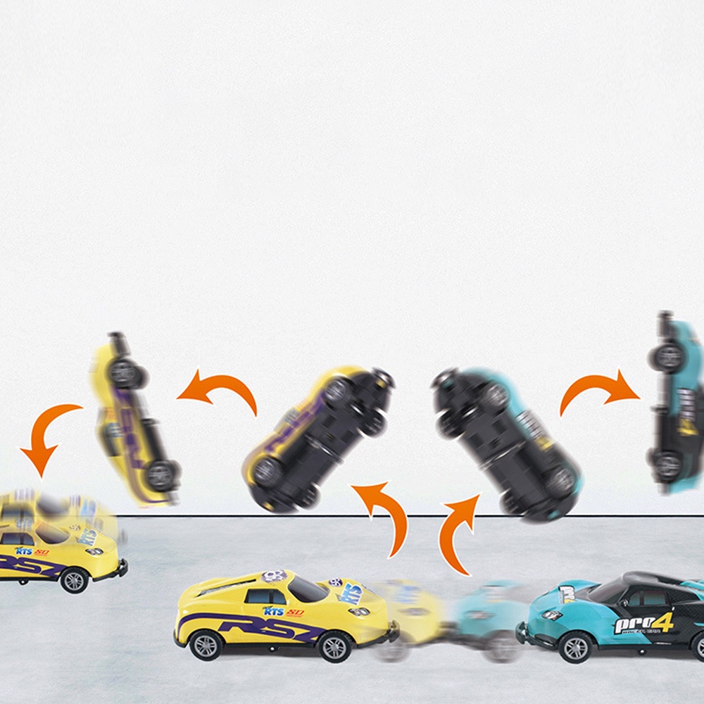 1 Xe Hơi Điện Tử Đồ Chơi Lật 360 Độ Bằng Hợp Kim Cho Trẻ Em