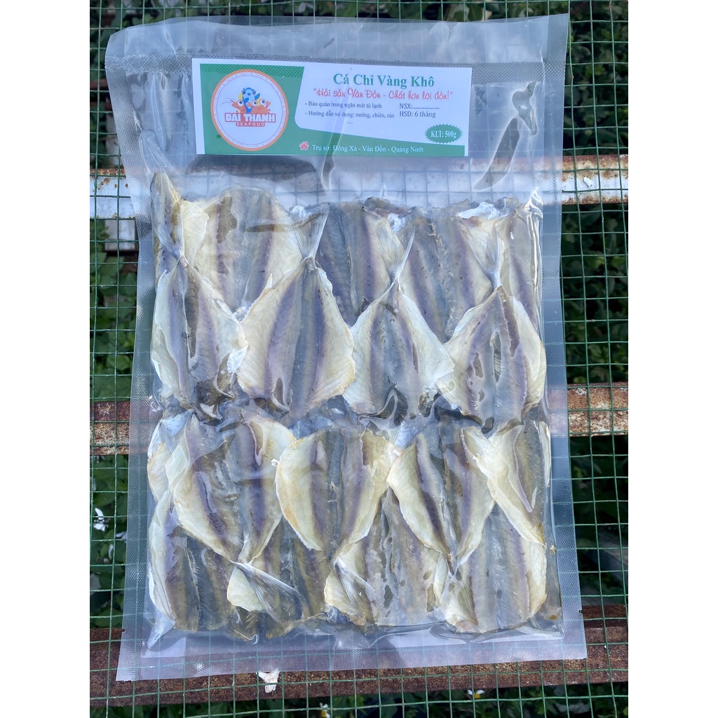 Cá Chỉ Vàng khô - Cá Chỉ Vàng loại ngon Hải Sản Vân Đồn Quảng Ninh, Thịt Dày Và Thơm - SanhHaiSan