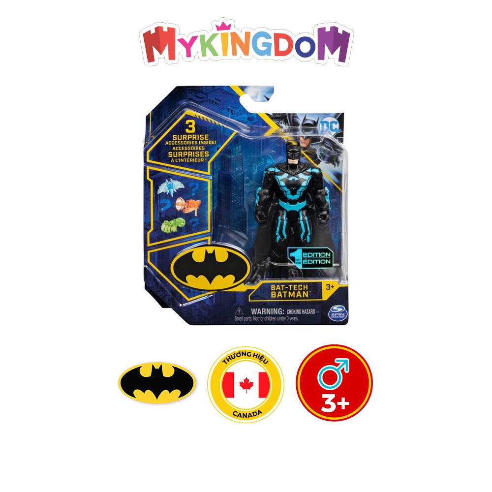 Đồ Chơi BATMAN Người Dơi Batman 4 Inch 6055946 - Giao hàng ngẫu nhiên