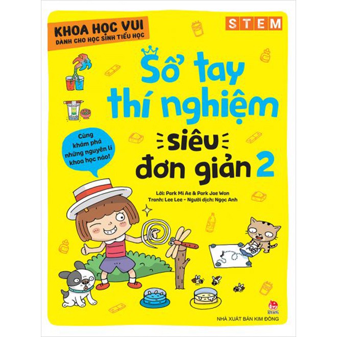 Sách - Sổ tay thí nghiệm siêu đơn giản - Khoa học vui cho học sinh Tiểu Học Tập 1 và Tập 2 lẻ tùy chọn