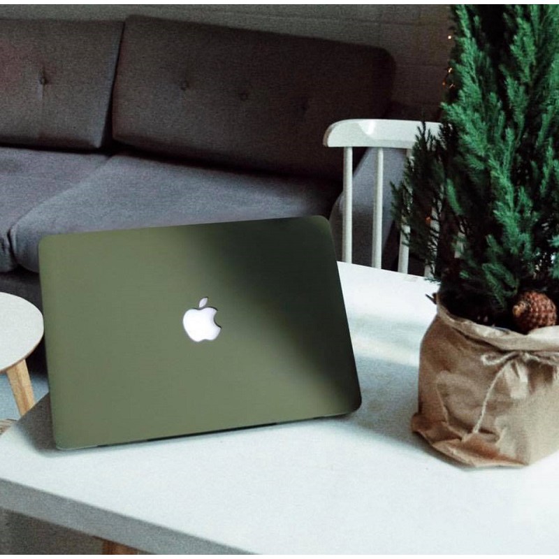 Ốp Macbook, case macbook đủ dòng màu xanh rêu