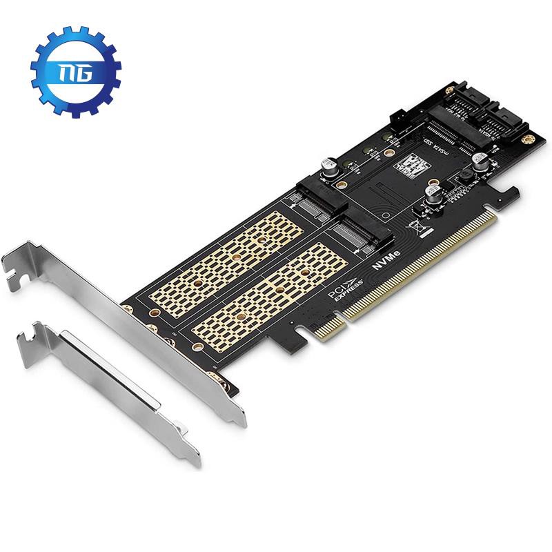 Card Chuyển Đổi 3 Trong 1 Ngff And Msata Ssd M.2 Nvme Sang Pcie / M.2 Sata Ssd Sang Sata Iii / Msata To Sata 2280 / 2260 | BigBuy360 - bigbuy360.vn
