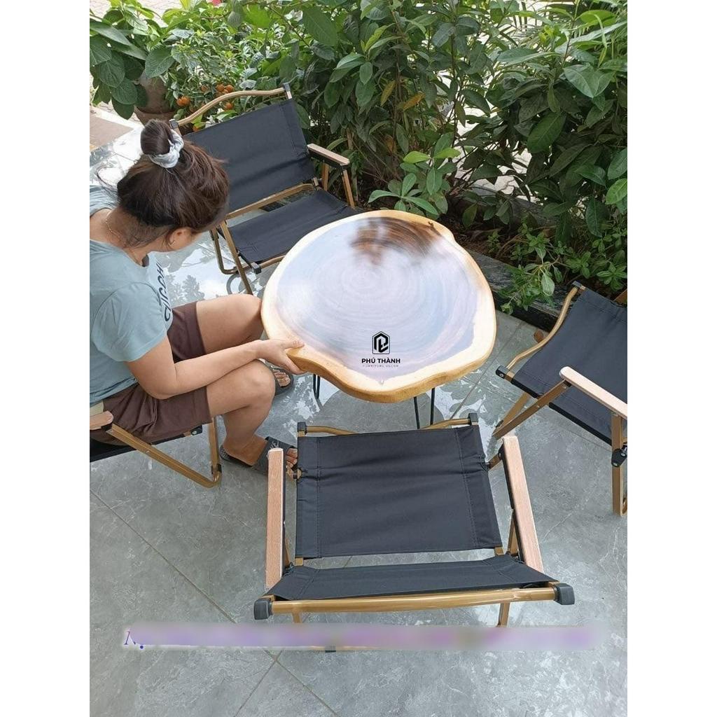 Ghế Dù Cafe Gấp Gọn Tiện Lợi Có Tựa Lưng,Ghế Dã Ngoại , Câu Cá ,Cắm Trại Thư Giãn