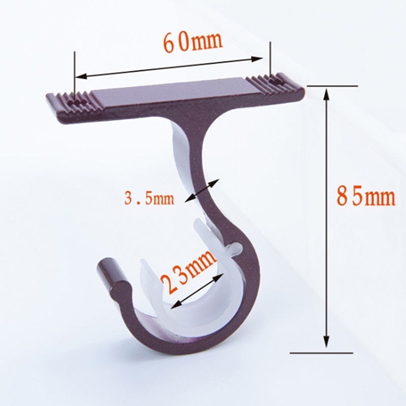1 Kẹp Cố Định Thanh Treo Rèm Cửa Tiện Dụng Cho Gia Đình