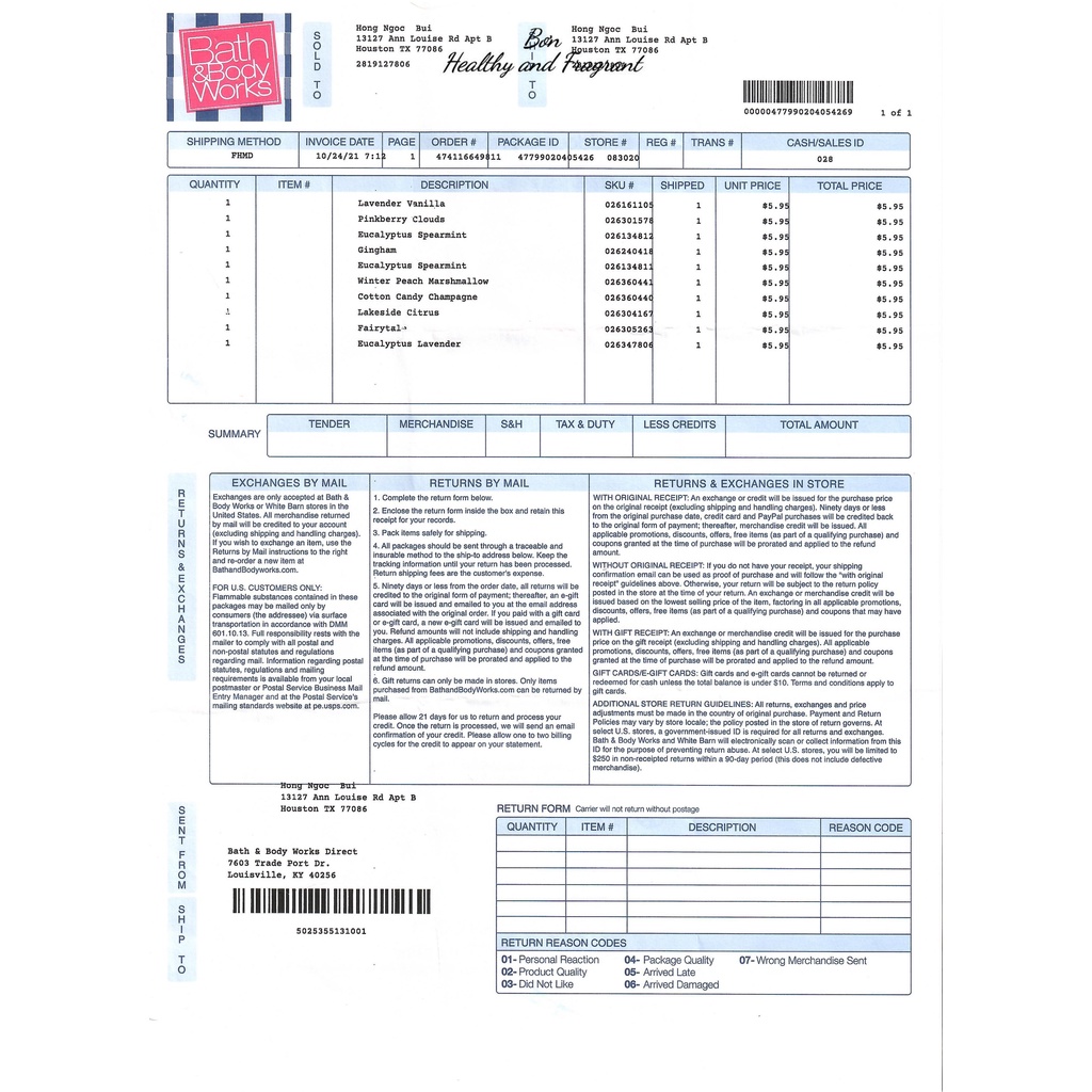 /BILL US - PART I/ Xịt thơm toàn thân 🍊 🍊 Travel size 🍊 75ml 🍊 Bath&Body Works 🍊 nhiều mùi 🍊