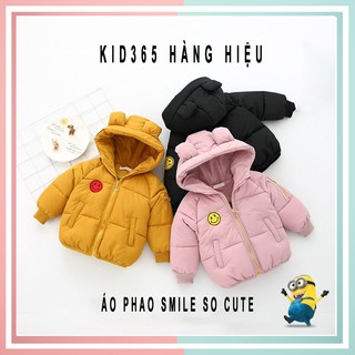 Áo Phao Siêu Nhẹ SMILE Họa Tiết Dễ Thương, Chất Liệu Siêu Ấm - Kid 365 Hàng Hiệu - PSMI