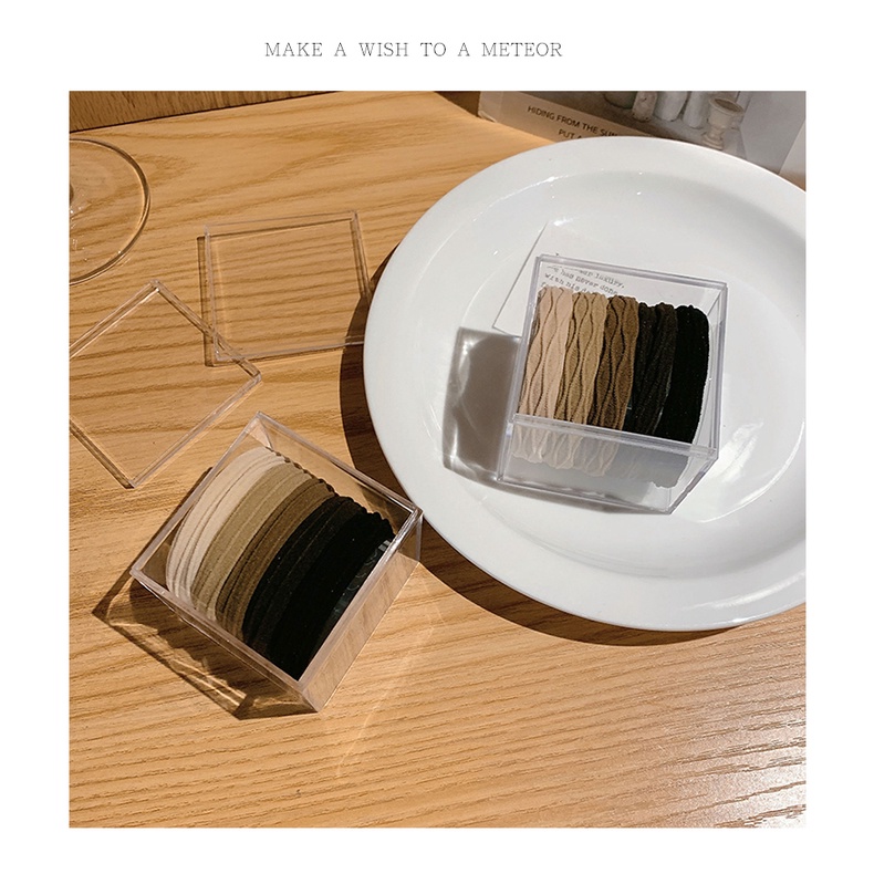 Dây buộc tóc cao su dày co giãn xinh xắn thời trang dành cho nữ