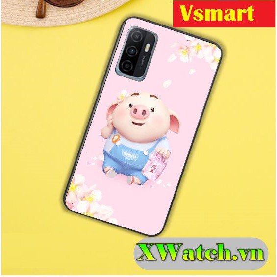 Ốp lưng dẻo TPU Vsmart Star 5 Active 1 Vsmart Joy1 Vsmart Active 1+ Vsmart Joy1+ Vsmart Live in hình Heo P2