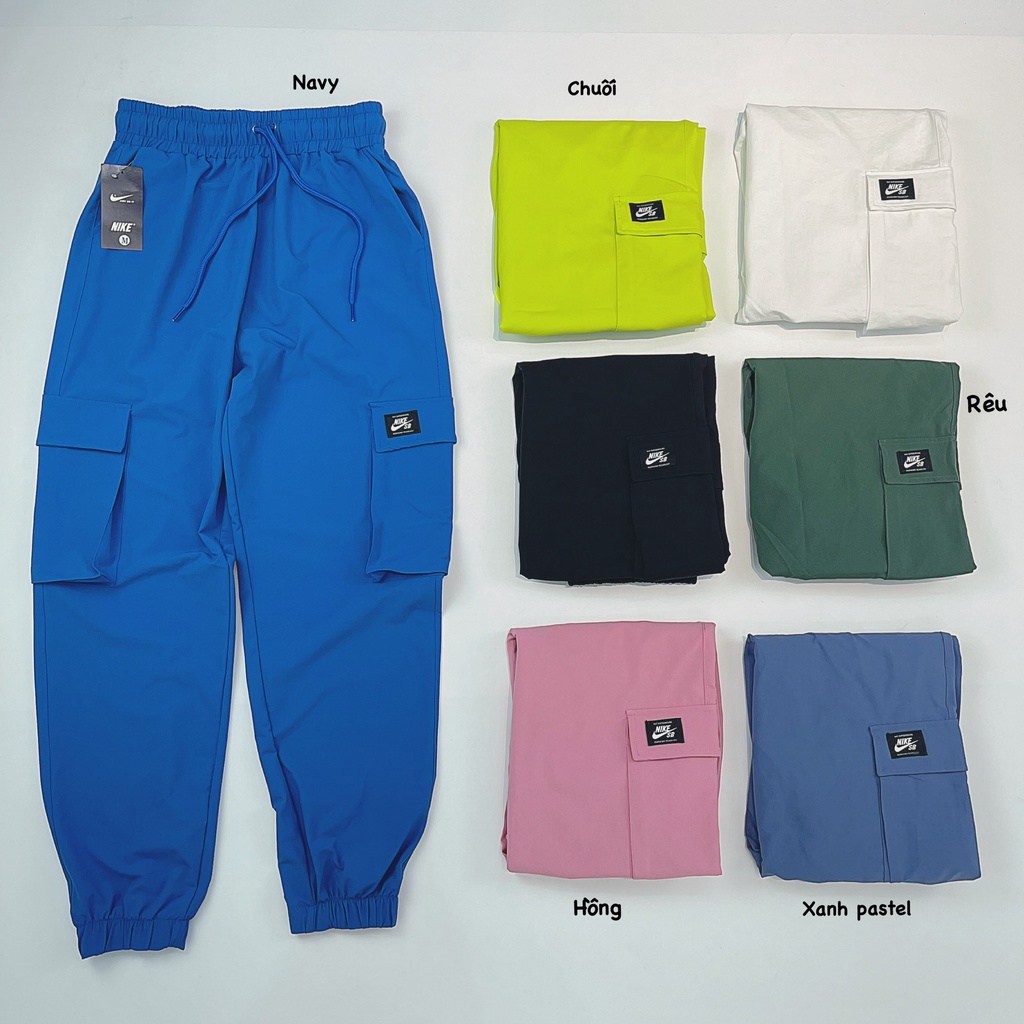 Quần Dài Jogger Thể Thao Nữ Túi Hộp Phom To, Cực Chất