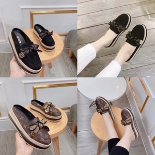 Giày sục nữ độn đế 7p cao cấp, sục nữ đế bánh mì siêu hot