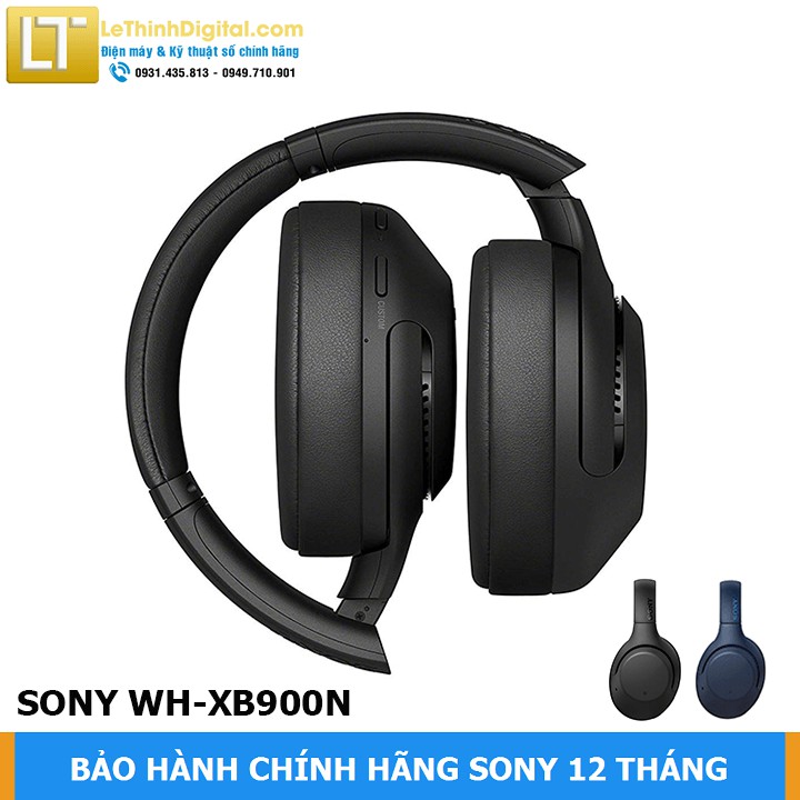 Tai nghe không dây Extra Bass Chống Ồn Sony WH-XB900N ( ĐEN ) | Hãng phân phối | Bảo hành chính hãng 12 tháng toàn quốc