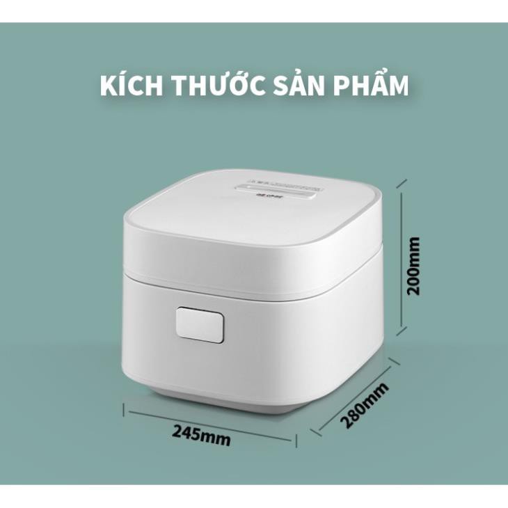 Nồi Cơm Điện Mini Đa Năng - Hàng Nội Địa Cao Cấp (Nấu Cháo, Chưng, Luộc) Phù Hợp Từ 2-5 người | BigBuy360 - bigbuy360.vn