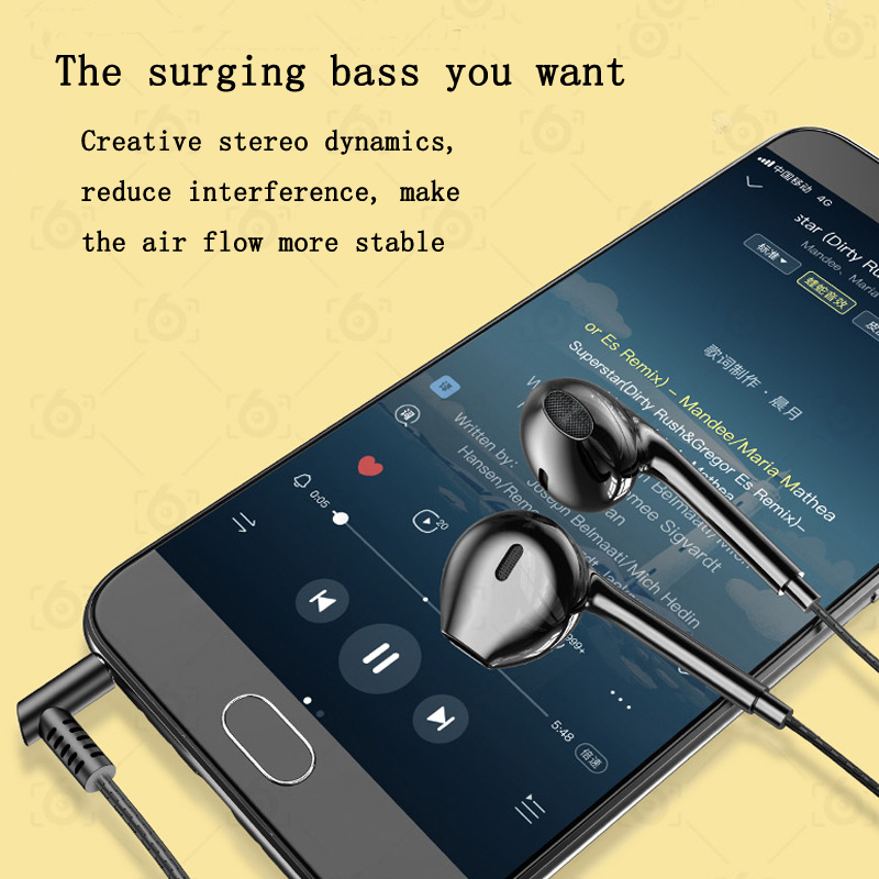 Tai nghe có dây Chơi game góc phải Tai nghe phổ thông 3.5mm Tai nghe in-ear có micrô thiết kế chuyên nghiệp độc đáo chất lượng cao