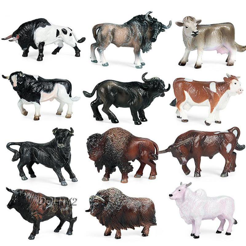 Bộ 2 Tượng Bò Sữa Đồ Chơi Giáo Dục Cho Bé
