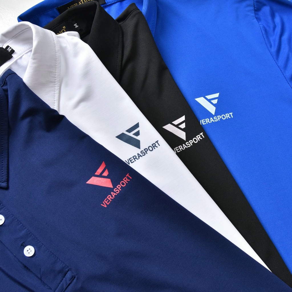 Áo polo thể thao chất thun lạnh, áo phông có cổ nam mặc mùa hè chất đẹp, thoải mái vận động, co giãn thấm hút mồ hôi