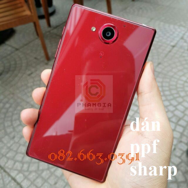 Dán mặt lưng PPF, Carbon Sharp AQous Xx 404SH chống trầy xước