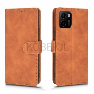 Ốp lưng Vivo Y15A Y15S Y01 Y21T Y33T Y75 Y55 Flip Khóa từ tính Giá đỡ điện thoại Vivo Y15A VivoY15S Ốp lưng bằng da PU