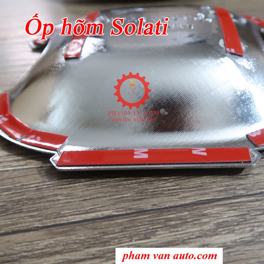 Combo 2 món ốp mạ: Tay + hõm  Hyundai Solati hàng cao cấp Phạm Văn auto