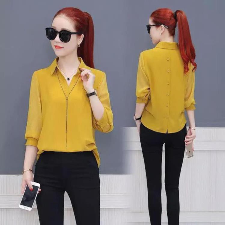 [ THANH LÍ- XẢ KHO ] - SƠ MI CÔNG SỞ NỮ TRẺ TRUNG - HÀNG VIỆT NAM CHẤT LƯỢNG CAO - CHÍNH HÃNG( MÃ V1) | BigBuy360 - bigbuy360.vn