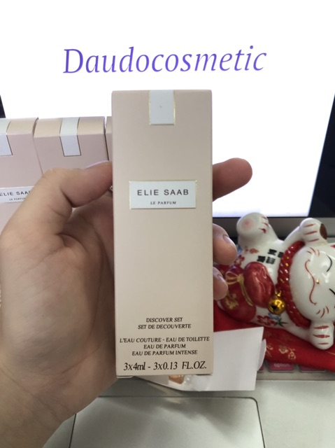 [CHÍNH HÃNG] [ mini ] Set Nước hoa Elie Saab Le Parfum EDP - Leau Couture - Intense 4ml . Chính Hãng NEW 2020