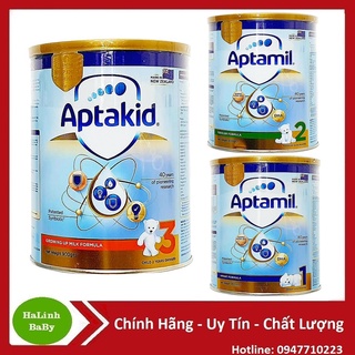 Sữa aptamil, aptakid new zealand số 1,2,3 900g