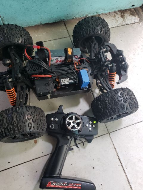 XE ĐIỀU KHIỂN TỐC  ĐỘ FS RACINV VICTORY 53631 BRUHSLESS MONSTER TRUCK 1/10