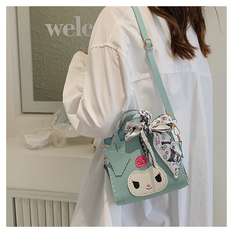 Túi Handmade Tự Làm, Túi Đeo Chéo DIY Hình Kuromi Đáng Yêu Dễ Thương,Quà Tặng Cho Người Yêu Bạn Gái - EB26