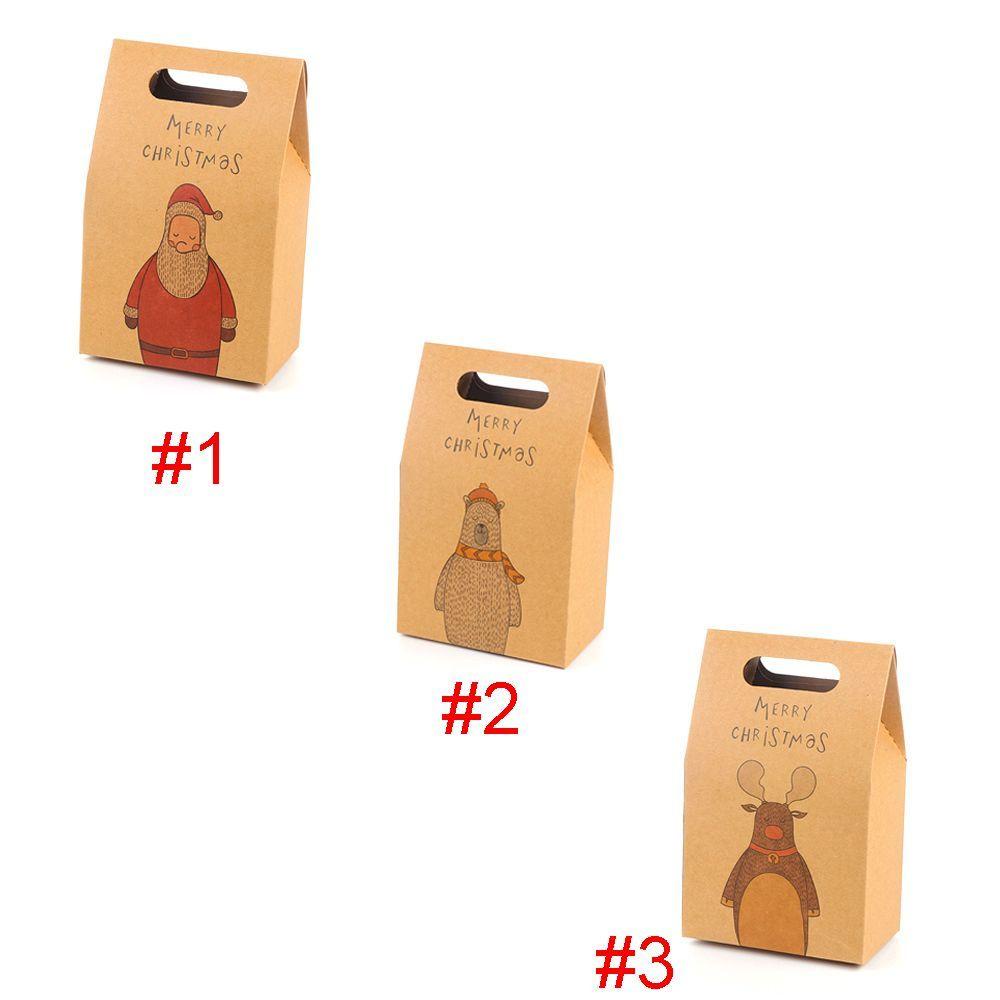 PINEVN 3 / 5 / 10 Túi Đựng Bánh Kẹo Hình Ông Già Nô En Giá Đỡ