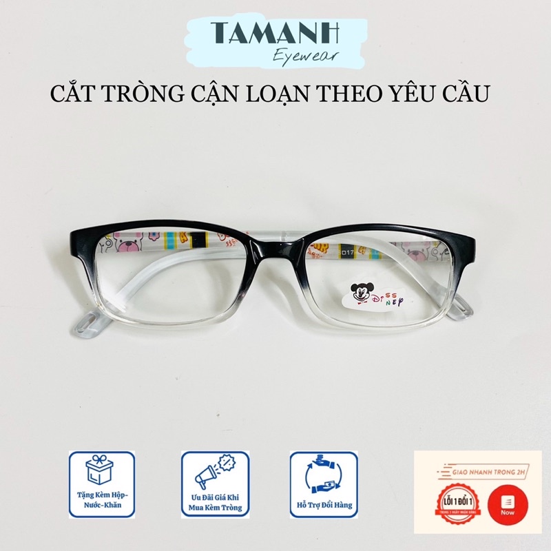 [Gọng kính cận nhựa dẻo] gọng kính trẻ em DISS NEP nhận cắt tròng cận loạn theo yêu cầu