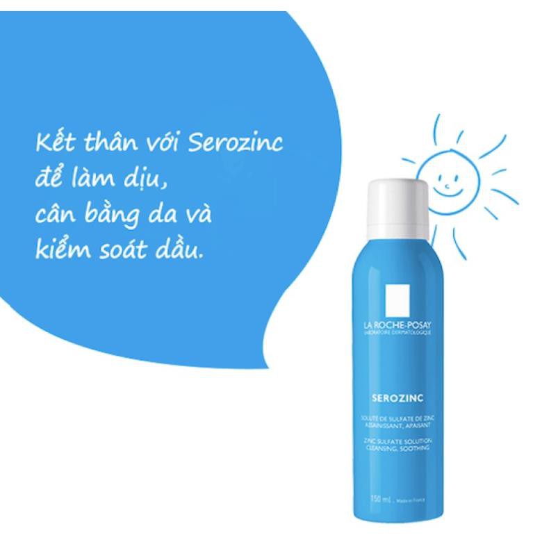 Xịt khoáng La Roche Posay Serozinc dành cho da dầu da mụn - Thi Vũ